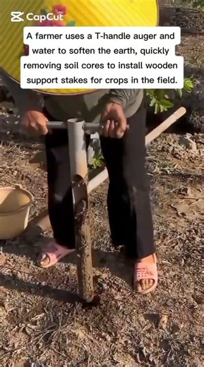 Efficient Manual Soil Auger For Farming