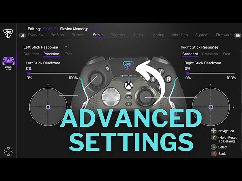 Turtle Beach Stealth Ultra controller Advanced Settings