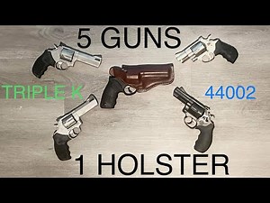 1 Holster for 5 Revolvers Taurus Tracker 627 & 44, Taurus 66, S&W, EAA Windicator