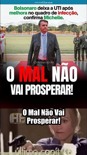Bolsonaro sai da UTI e gera reação inesperada: O MAL NÃO VAI PROSPERAR! 💥