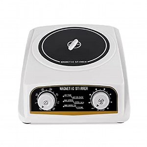 Magnetic Mixer with Timing and Speed Control, Magnetic Stirrer with Timer, Speed Range 0-2200rpm, Magnetic Agitator with 1Pc Stir Bar, Max Stirring Capacity: 1000ml