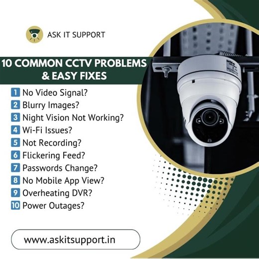 10 Common CCTV Problems and How to Fix Them