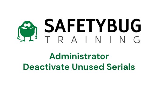 Administrator How to Deactivate Unused Serials