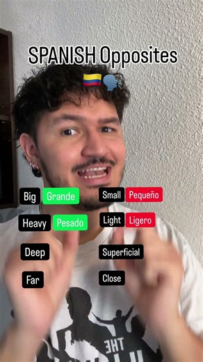 learn essential Spanish adjectives 😎 #learnspanish #speakspanish