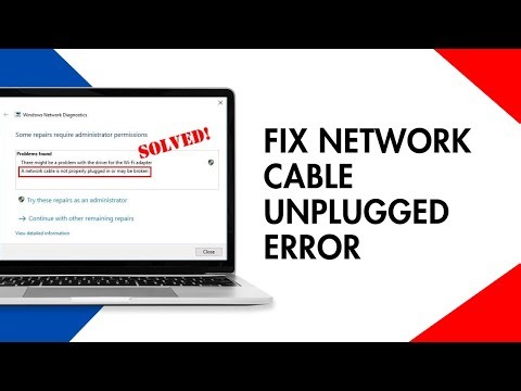 How to Fix Network Cable Unplugged Error in Windows 10/11