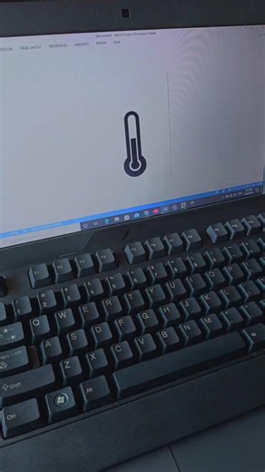 Temperature 🌡️ Logo in Ms Word By shortcut key | In English. #shortcutkeys #usa .
