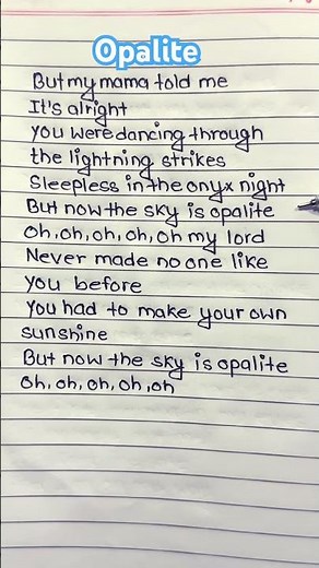Opalite song lyrics #tailorswiftopalite #lyricsofthesong