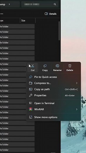 How To Quickly Free Up Space On Your PC With Run Command. #windows #PC #tips