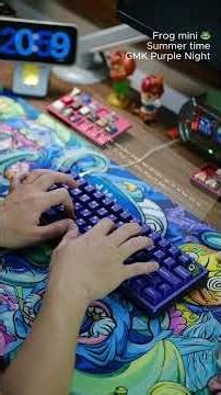 Frog Mini x Summer Time x GMK Purple Night