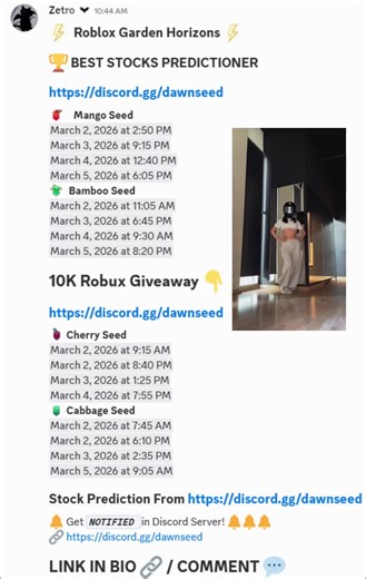 https://discord.com/invite/gardenhrzn #gardenhorizons #roblox #stock #notiifer #predictor