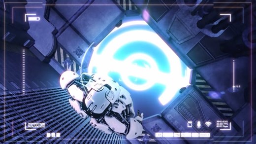 Robot, Artificial Intelligence, Spacecraft. Free Stock Video