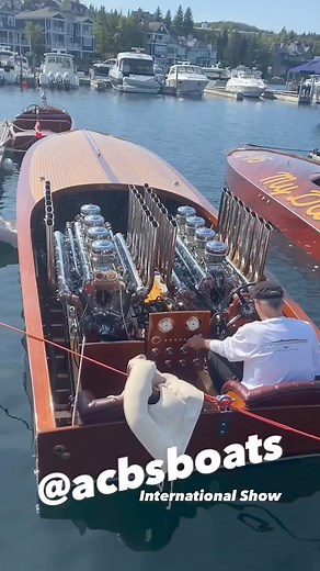 HOLY. CRAP!!! Twin V16 Miller engines in this @acbsboats! 😮‍💨🥵🤯. And that was just ONE of them firing up! #v16 #boat | Toughest Cars