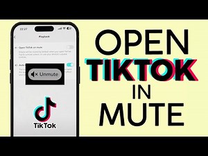 How to Open Tiktok in Mute | Mute Tiktok Volume When You Open App (2023)