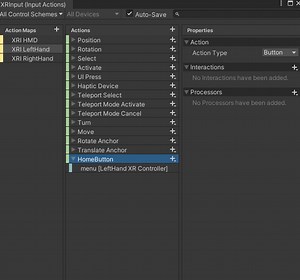 openxr menu button is not working