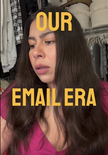 My mom suggested SO many ideas and I said no to every single one. Finally she goes, “You look pretty in pink. Do something like that!” I still said no… so she reminded me we’d already spent way too long trying to name an email. So there it is: look_pretty_in_pink@yahoo.com was born. 💌 See all those letters?! It’s A LOT. 😂 Kids, just secure your first name last name email and listen to your mom the first time! #Storytime #MillennialThings #EmailEra #nostalgiatok #creatorlife