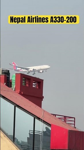 Nepal Airlines Airbus A330-200 landing at Tribhuvan International Airport | Kathmandu Nepal