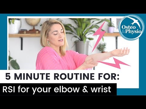 Our full 5 minute guided routine for helping with REPETITIVE STRAIN INJURIES for the elbow & wrist!