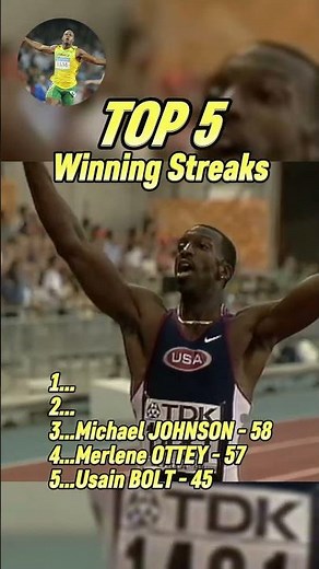 Top 5 Greatest Winning Streaks in Sprinting History!