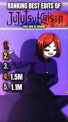 Ranking Best JJK Edits 💀#anime #animeshorts #viral #edit