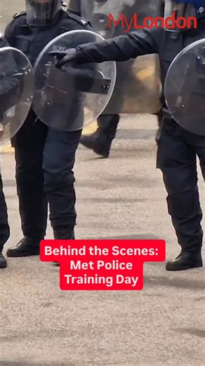 This is how the Met Police prepares for a riot. We spent a day with the Met Police while they were training. #metpolice #metropolitanpolice #policetraining #behindthescenes #bst #londonnews #londoncrime #fightingcrime | MyLondon