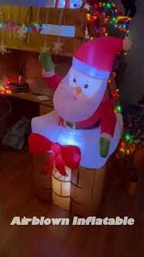 Gemmy 2024 Animated Santa Chimney Inflatable! (Check out the full review!)