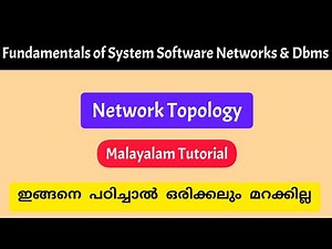 Network Topology|Star|Ring|Bus|Mesh|Hybrid|Malayalam Tutorial