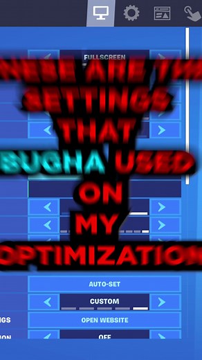 THE SETTINGS THAT BUGHA USES IN FORTNITE #fortnite #pc #pcoptimization #optimization #windows #gaming