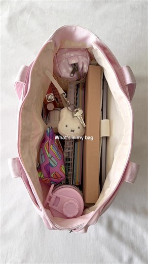 What's in My Bag for College and Work?! Organized Tote Bag with Compartments
