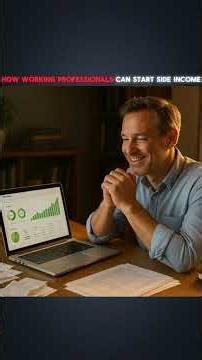 HOW WORKING PROFESSIONALS CAN START SIDE INCOME 💰. #Sidelncome #SideHustle #Extralncome #trending