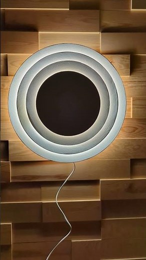 DIY Wooden LED Lamp That Transforms Any Room Shorts