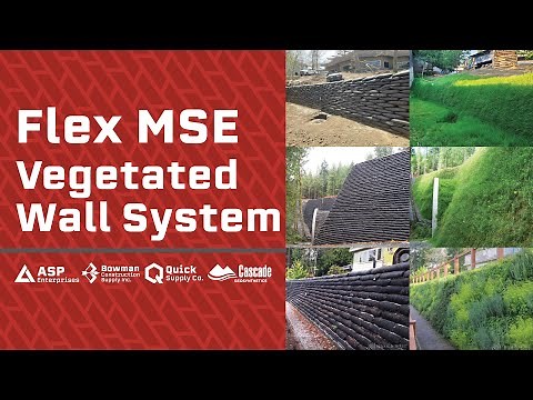 Flex MSE Vegetated Wall System Webinar - Product Info, Applications, Installation Methods & More!