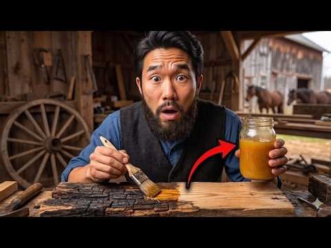This $2 Amish Formula Stops Wood Rot PERMANENTLY