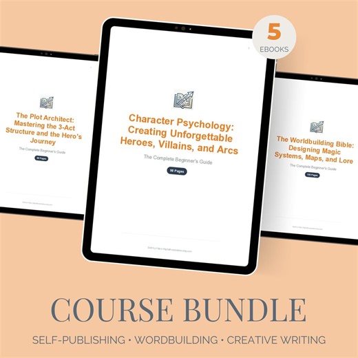 Fiction Writer's Mastery Bundle | Creative Writing, Plot, Worldbuilding, Publishing - Etsy