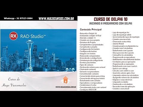 Curso de Delphi 10 (2017) - Aula 01 - Iniciando na programação