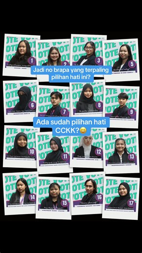 Introducing the Student Representative Council (SRC) General Election 2026 Candidates! We are proud to introduce 20 talented candidates from various Diploma programmes who are stepping forward to represent, lead, and make a difference for Cyberjaya College Kota Kinabalu. Each candidate brings their own vision, passion, and ideas to strengthen student life and advocate for the needs of our campus community. We encourage all students to learn more about their aspirations and support the democratic