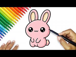 HOW TO DRAW A CUTE RABBIT | EASY BUNNY DRAWING