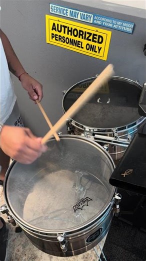 cascara en el timbal con este ejercicio de independencia rítmica 🥁 #percusion #timbal