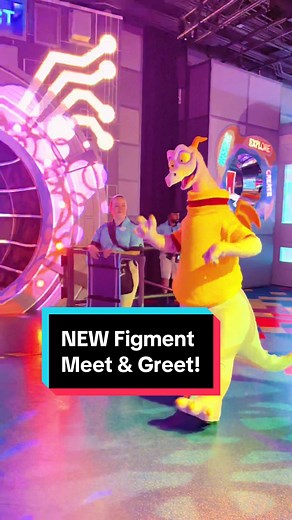 Figment Meet and Greet at Epcot