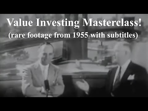 Benjamin Graham — Warren Buffett's mentor — teaches Value Investing at Columbia University (1955).