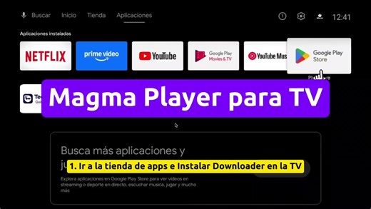 Magma player para Smart TV / TV BOX Tutorial para Instalar. puedes encontrar la app para Android y PC en www.magma-player.com #magmaplayer#magmaplayerlista