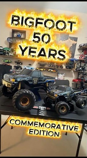 BIGFOOT 50 YEARS COMMEMORATIVE EDITION Traxxas Xmaxx and Stampede Monster Truck #traxxas #xmaxx