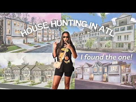 HOUSE HUNTING IN ATLANTA | Atlanta Townhouse Hunting | So Breezy Home Series
