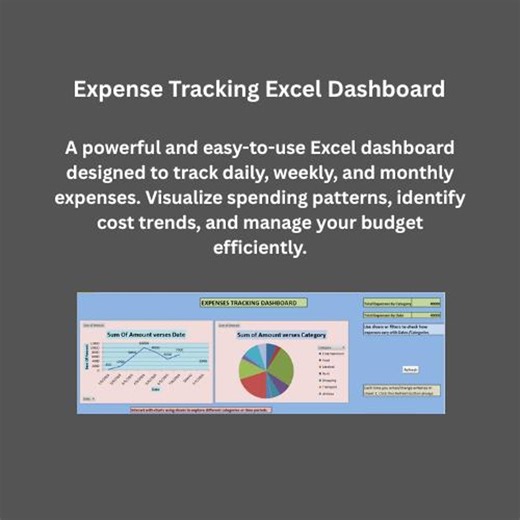 Excel Expenses Tracking Dashboard | Budget Tracker Spreadsheet | Monthly Expense Planner | Financial Management Template | Digital Download - Etsy Canada