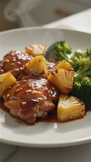 Teriyaki Chicken & Pineapple Sheet Pan Dinner