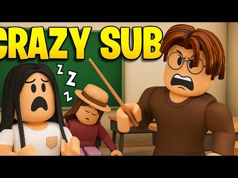 When the Substitute Teacher Goes TOO FAR… (Roblox Storytime)