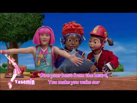 LazyTown - Step By Step (With Lyrics)