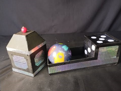 Vanishing die magic trick revealed & how to make.