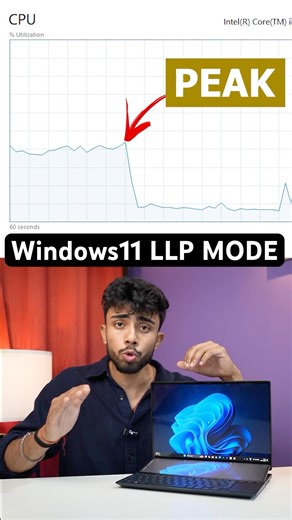 Windows 11 70% More Faster 🤩New LLP Mode #shorts