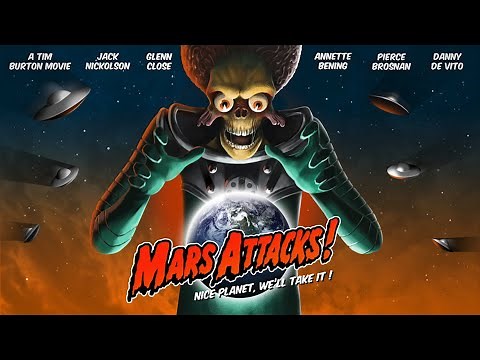 Mars Attacks! (1996) • HD Remastered Trailer #2 (Rare) [30-Year Anniversary]
