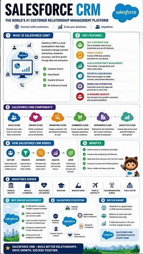 Everything About Salesforce CRM in One Video #salesforce #education #technology